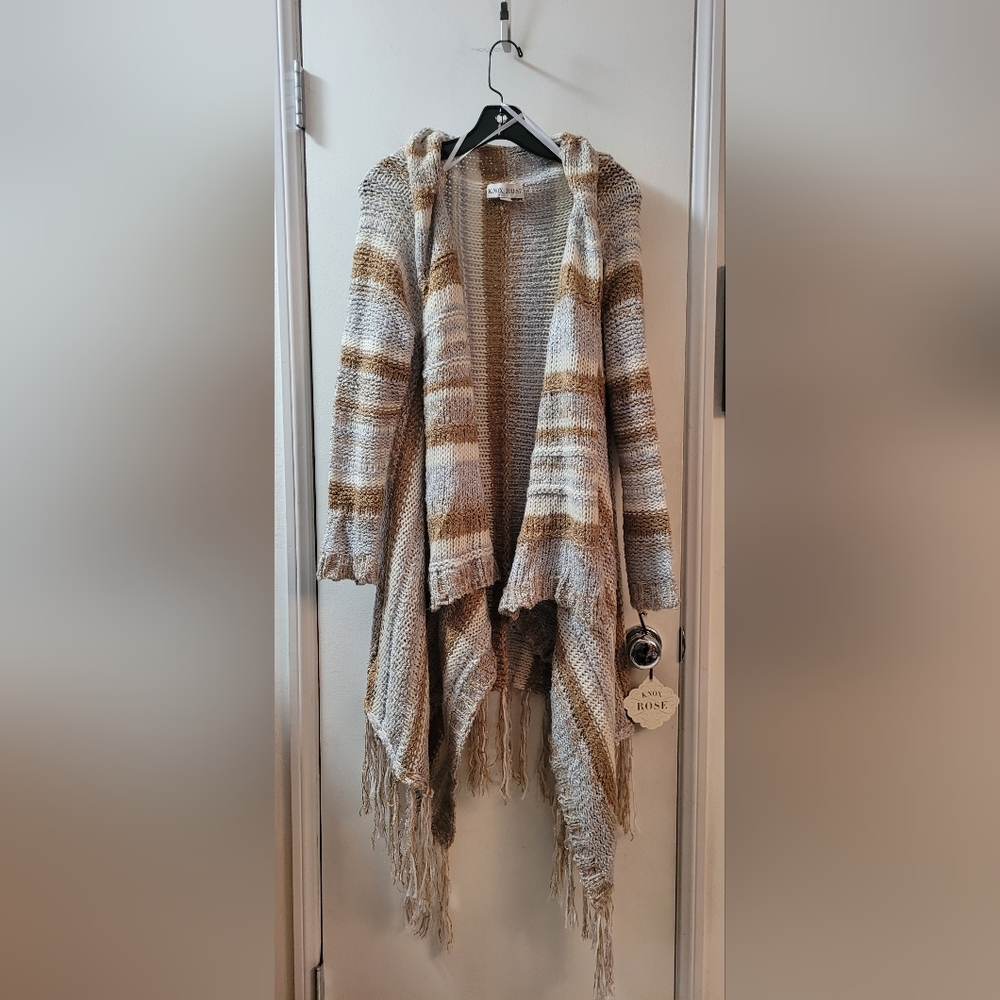 Knox Rose sweater with fringe